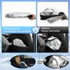 T TGBROS Windshield Sunshade Cover Custom Fit 2015-2018 Bmw X4 Accessories Foldable Visor Reflective Polyester Visor Heat-Proof Sunscreen