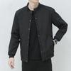 Spring and Autumn Seasons Thin Fashion Standing Collar Casual Loose Simple Solid Color Men's Long Sleeve Workwear Jacket
