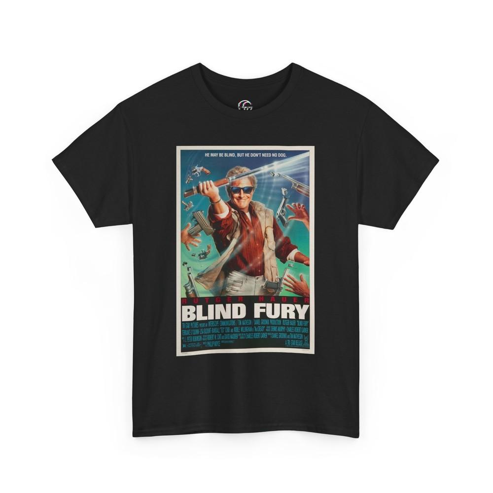 

Blind Fury Movie Poster Retro TShirt For Men amp; Women Unisex T-Shirt S