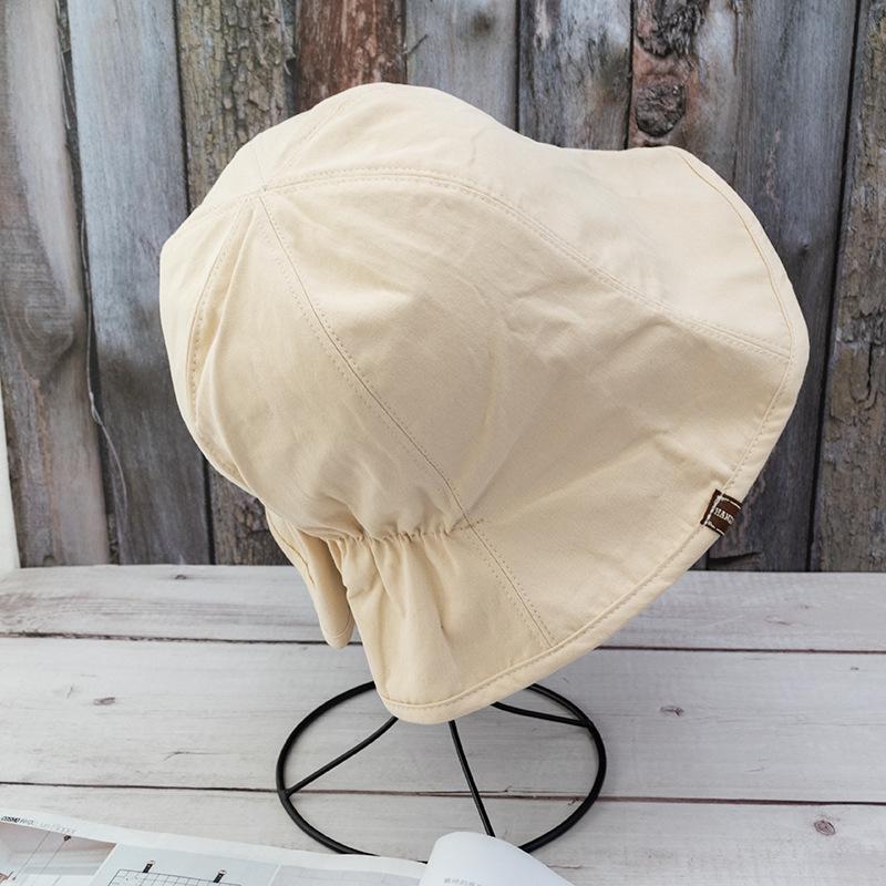 

Маленькая тканевая шляпа рыбака с этикеткой, двухсторонняя солнцезащитная шляпа, летняя солнцезащитная шляпа для женщин one size