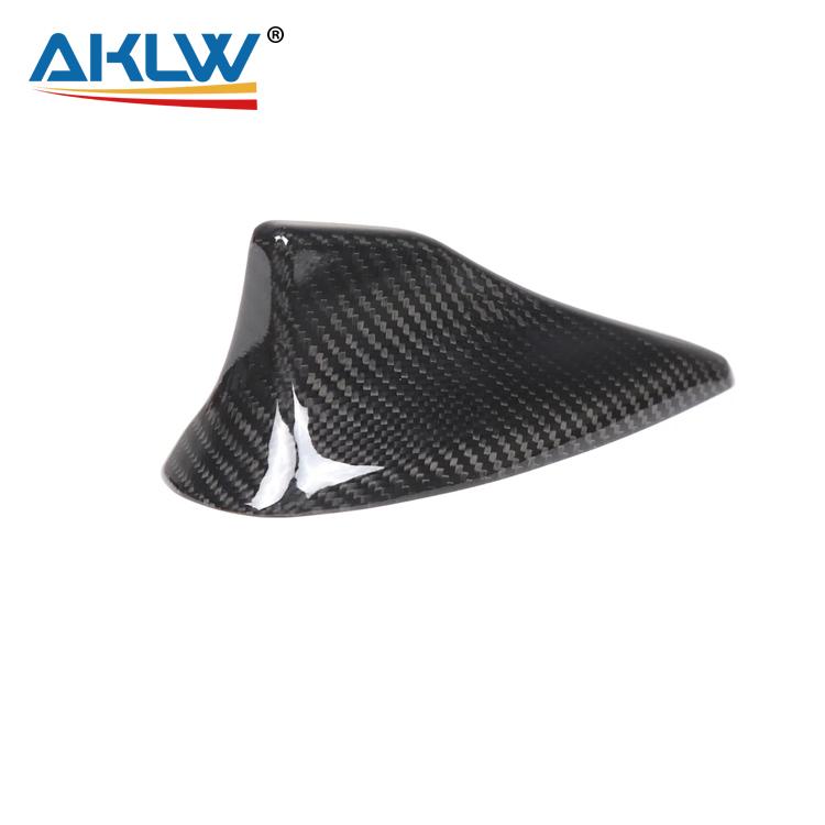 AKLW for F-TYPE 2013-2024 Real Carbon Fiber Exterior Roof Shark Fin Antenna Cover with Easy Installation