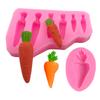Easter Bunny Carrot Silicone Mold Chocolate Cupcake Baking Fondant Cakes Decorating Tool Themed Party Rabbit Cute Decorations