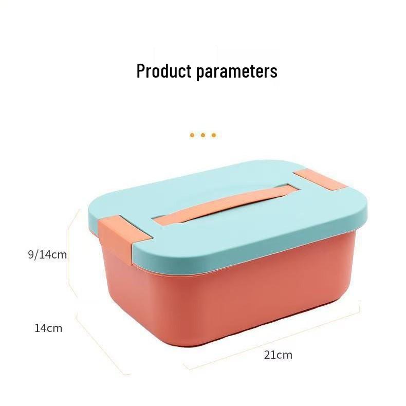 

Newcomer Exclusive: Desktop Storage Box with Lid - Ideal for Dormitory Sundries