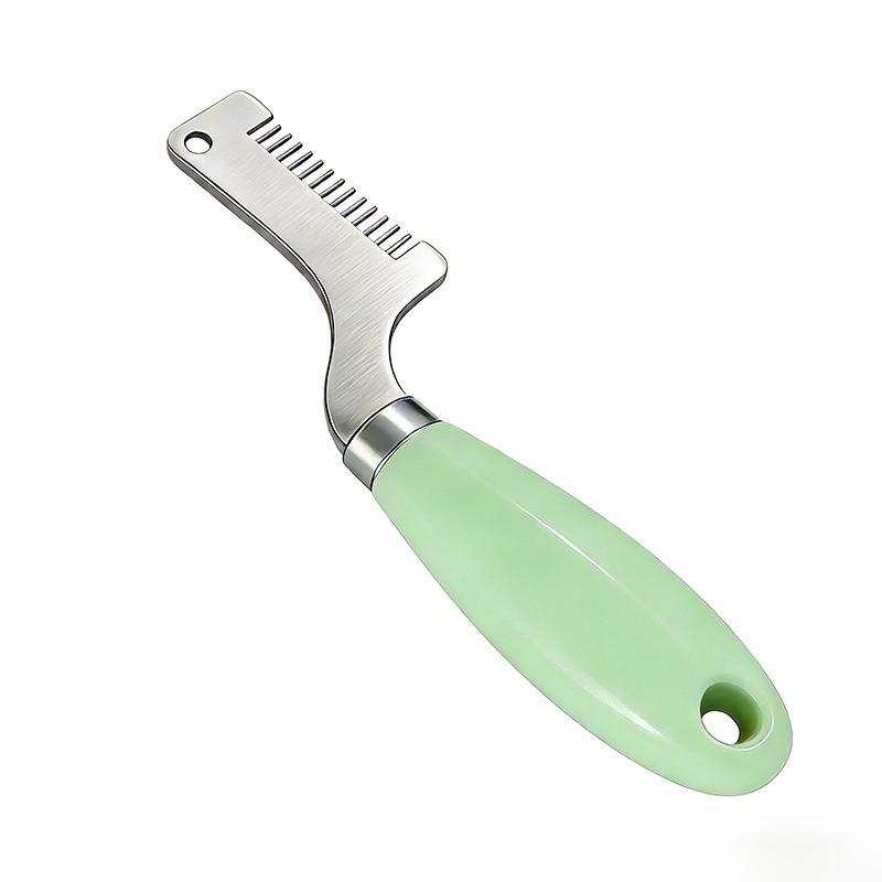 

Professional Scallion Slicer Green Onion Cutter With Curved Design Stainless Steel Blades Wooden Handle Kitchen Cooking Tools зелений