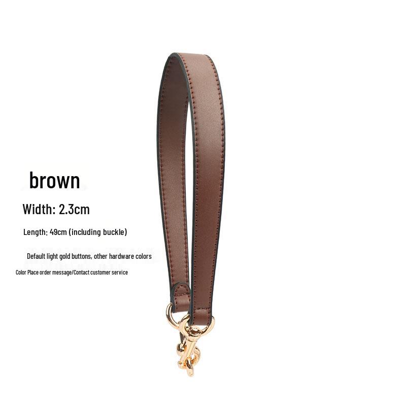 Black PU Handbag Replacement Strap: Women's Underarm Bag, Short Single Shoulder Handle, Trendy Plain Design