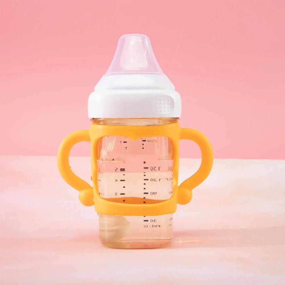 Resistant Silicone Feeding Bottles Accessories Wide Mouth Grip Baby Bottle Handles Universal Handle