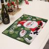 Snögubbe Jul Placemats Jul Bordstabletter Matsalsdekor Värmebeständiga Julbordsunderlägg