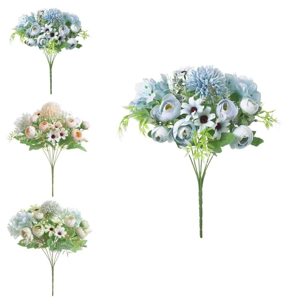 Elegante Seiden-Kamelien-Blumen für Hochzeitsdekoration mit künstlichen Blüten für Fotografie und Heimstyling