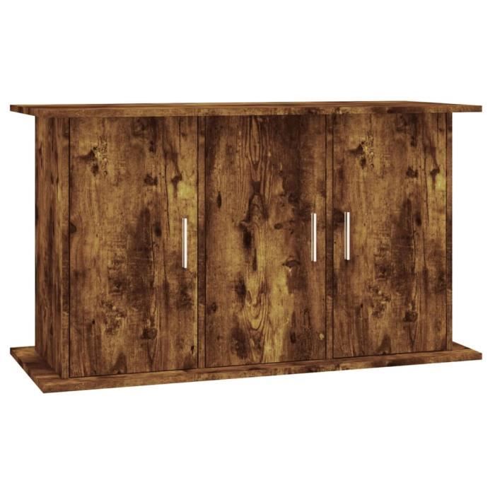 VidaXL Support pour aquarium chêne fumé 101x41x58 cm bois d'ingénierie 833636