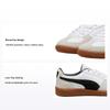 Palermo Leather Big Kid White Black Gum Kids Sneakers Vapor-Grey 397275-01