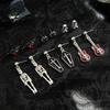 Halloween Ohrring-Set Cartoon Lustig Kürbiskopf Geist Fledermaus Elemente Quaste Ohrschmuck-Set Gruselig Spaß Trendige Damen-Accessoires