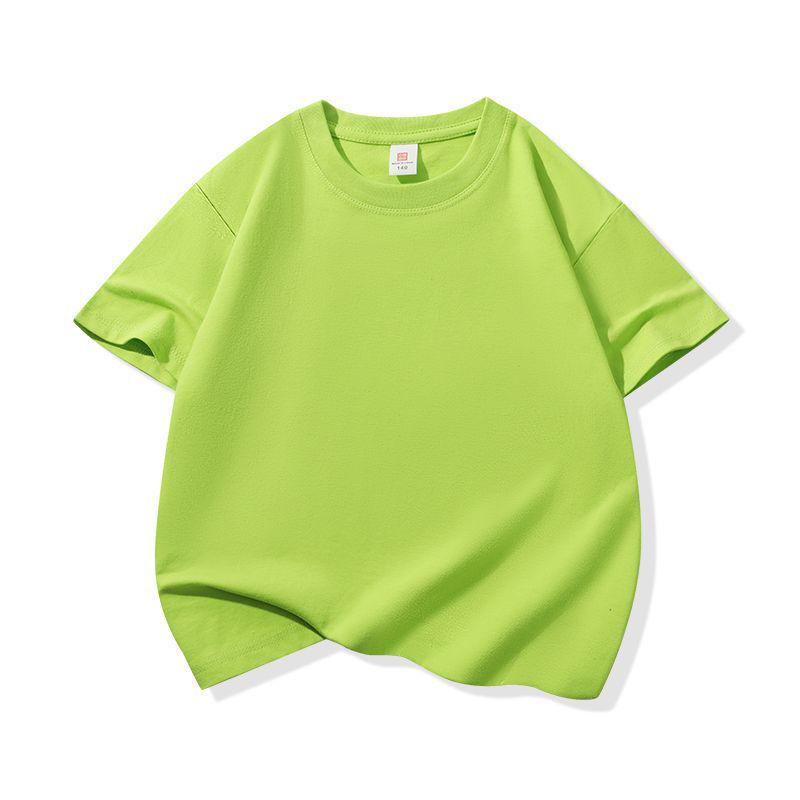 Customizable Kids' Summer Short Sleeve T-shirt with Logo Print