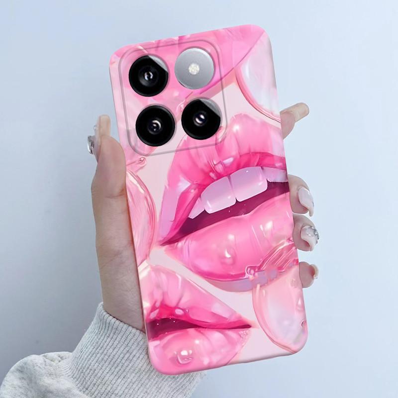 

For Xiaomi 14T Pro 5G Case Flower Girl Design Silicone Soft Back Cover For Xiaomi14t XiaoMi 14T 14 T Pro 5G Shell Housing Coque Xiaomi 14T 5G