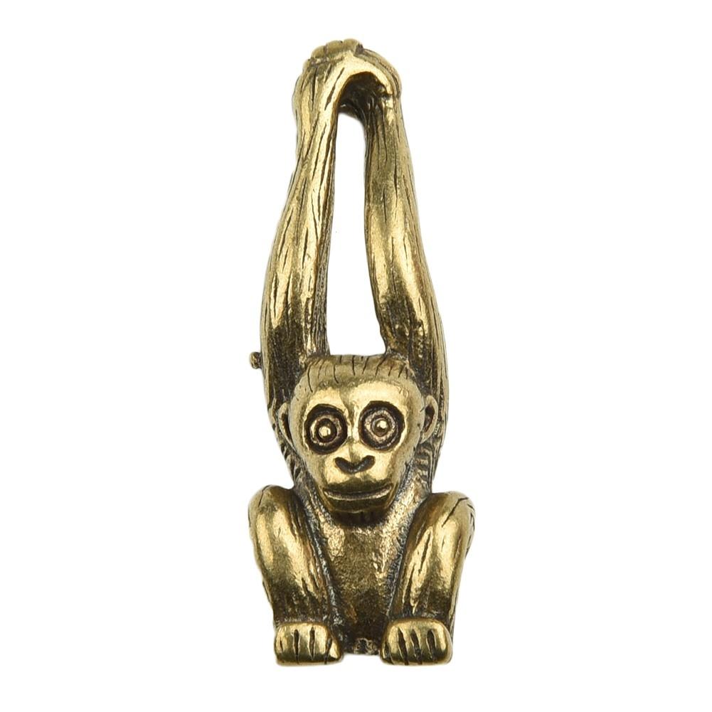 Statue Monkey Ornament Vivid Antique Vintage Display Office Decoration