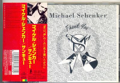 CD MICHAEL SCHENKER  Thank You TOCP65245 INSIDEOUT 1999 Japan ObiRock Used