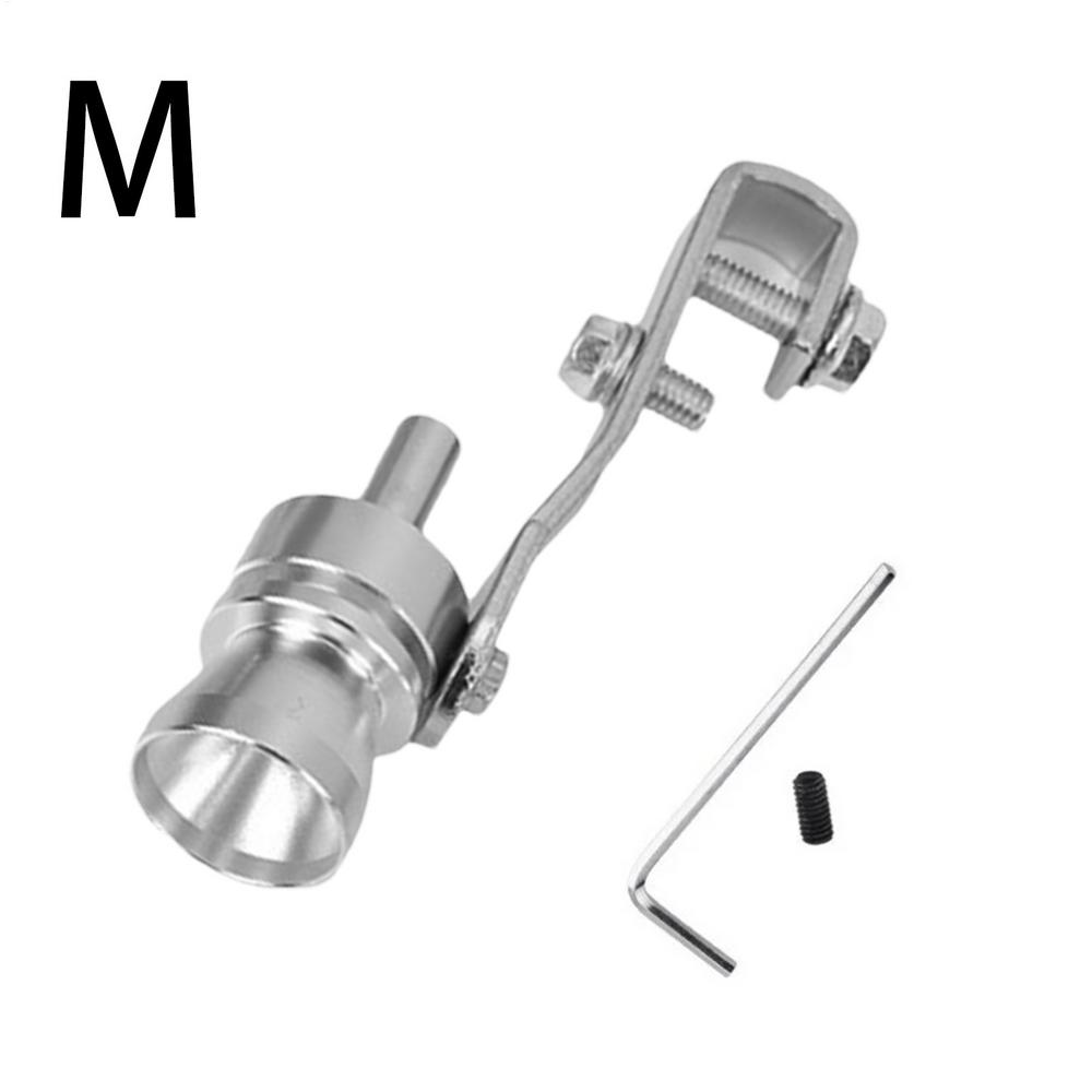 Universal Car Turbo Sound Whistle Muffler Exhaust Pipe Whistle Fake Simulator Whistler Car Styling Accessories Size S/M/L/XL