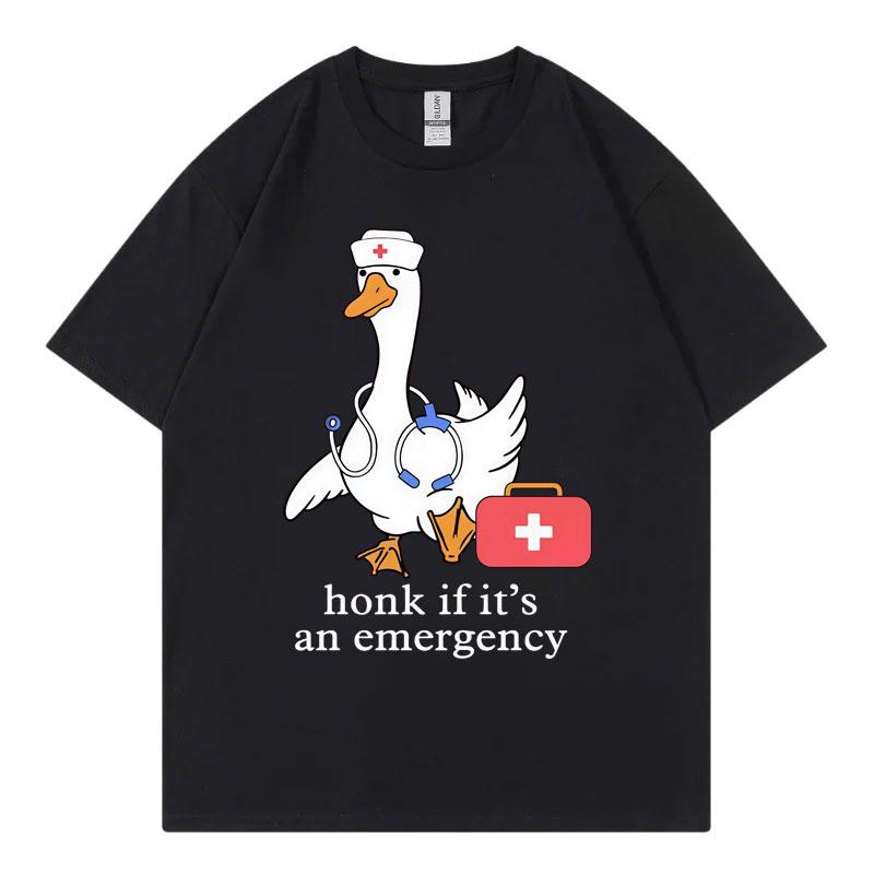 

Honk Ladiesfashionable summer round neck Tshirt short sleeve S