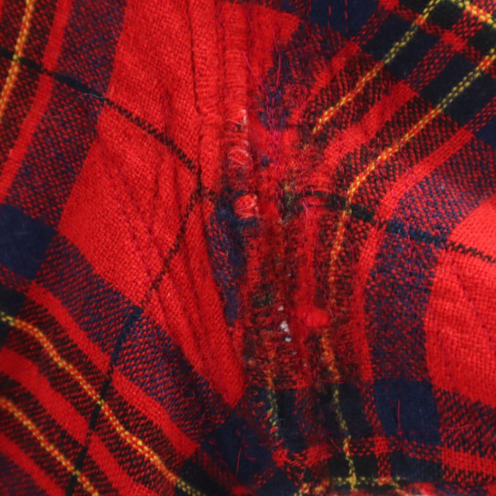 PENDLETON 70s Made in USA Wool Vintage Check Pattern Long sleeve Button down shirt Men's Used