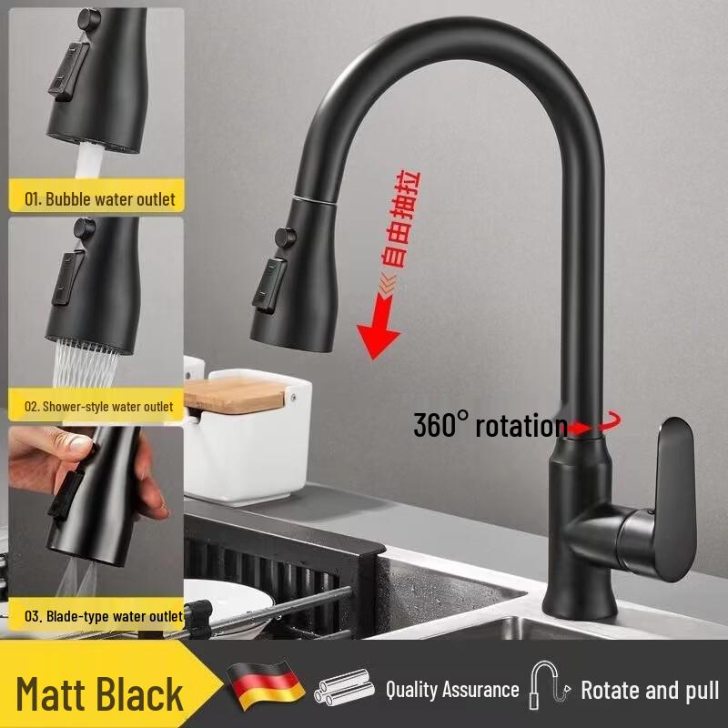 OEING Pull-Out Kitchen Faucet