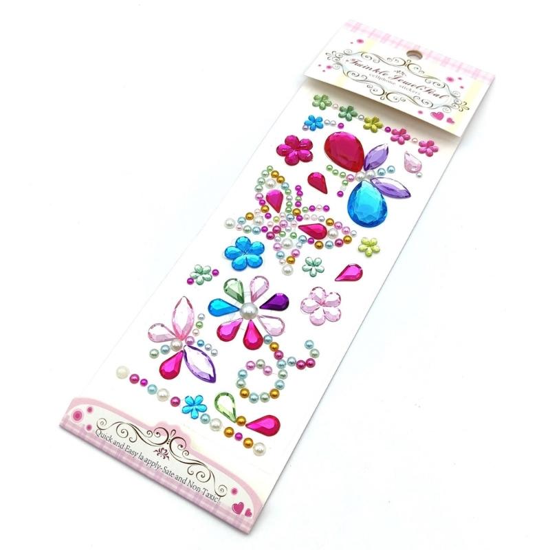 Gem Sticker Jewels for Crafts,Selfs Adhesive Rhinestones Jewel Stick On Gem Acrylic Heart Star Butterfly Sticker