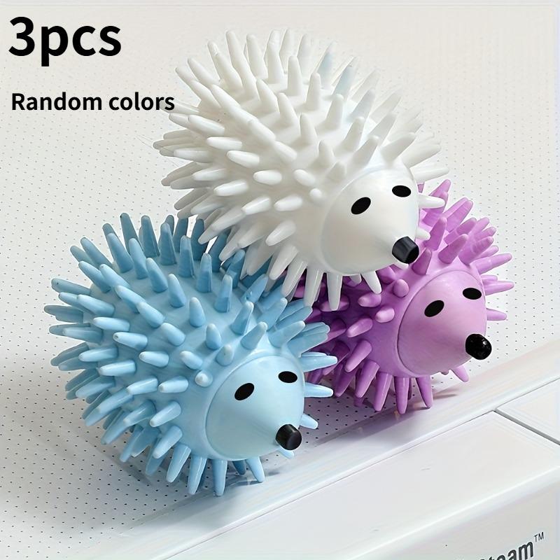 3pc Reusable Hedgehog Laundry Balls - Soft Cleaning Laundry, Laundry Accessories, Fun Design, Textured Surface 3pcs