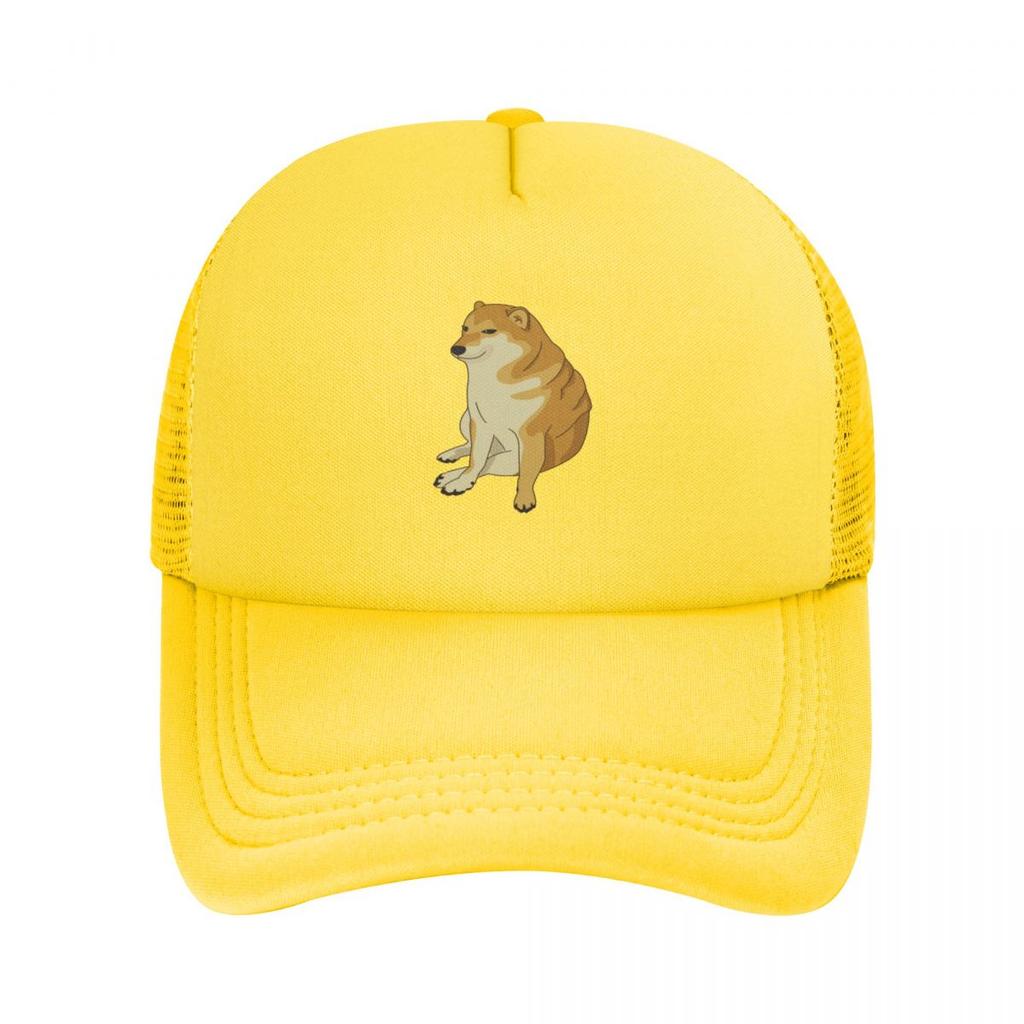 Baseball Caps Meme Balltze Cheems RIP Grpahic Funny Doge Mesh Hats Outdoor Casquette Men Women Hats
