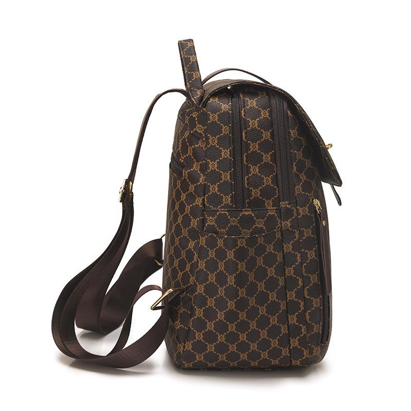 Dual Shoulder Bag,Casual Women's Bag, Fashionable Travel Bag, Large Capacity Backpack
