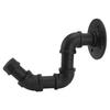 Hanging Clothes Hook Retro Water Pipe Designed Iron Wall Mounted Clothes Hanger for Home Display