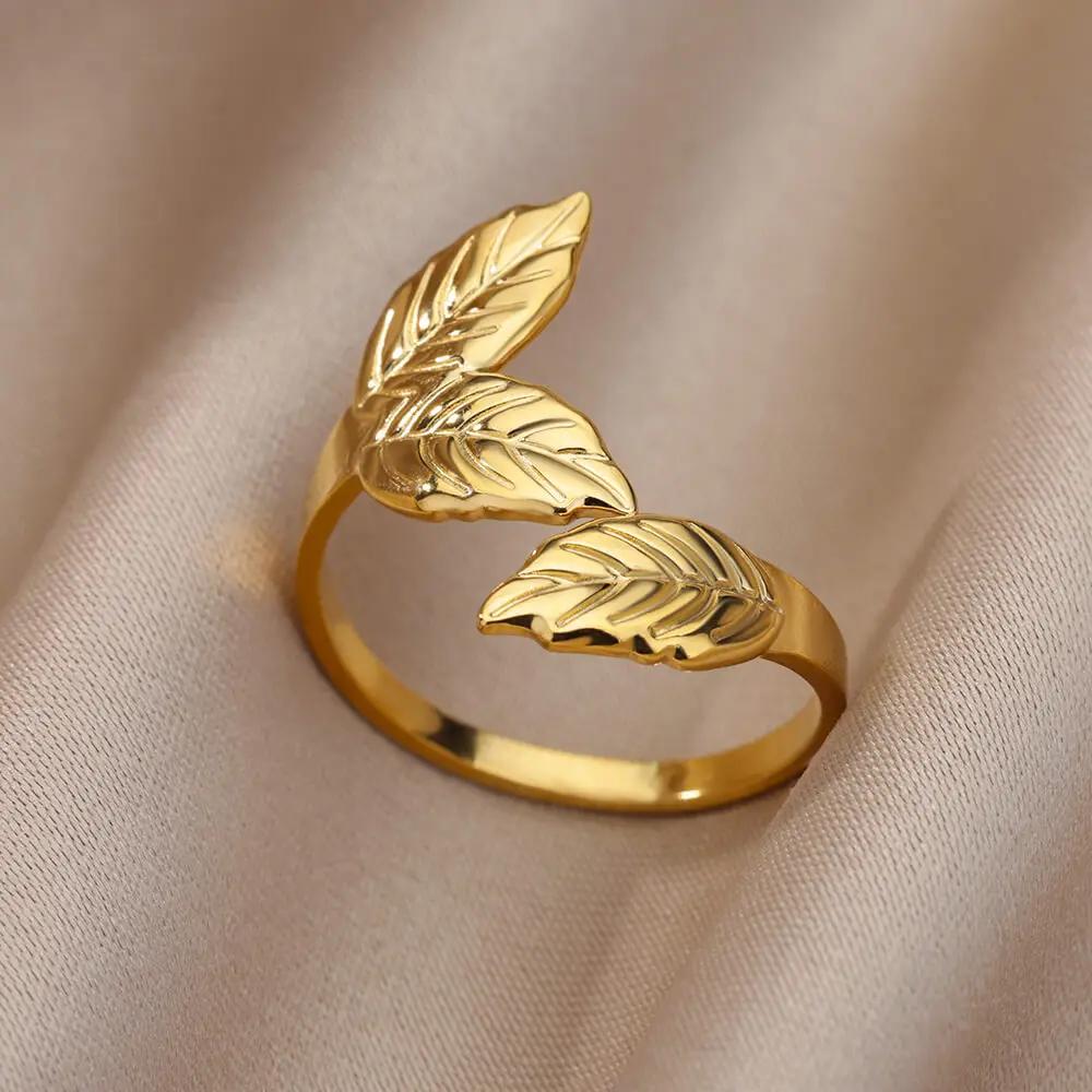Stainless Steel Rings for Women 2026 Trend New Gold Color Ring Femme Wedding Couple Jewelry Free Shipping Item anillos mujer