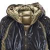 DUVETICA reversible Down jacket 40 Black/Brown hood Women Used