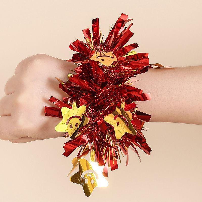 HANDUNYOU Smile Face Wrist Flower (50-Pack)