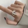 VENTFILLE 925 Sterling Silver Rings New Party Jewelry Vintage Charm Double Layer Geometric Nail Design Accessories Gift Dropship