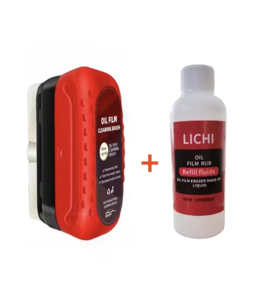 Professional Auto Glass Cleaner with Hydrophobic Coating Oil Film Remover for Windshields And Windows Includes Detailing Tools
