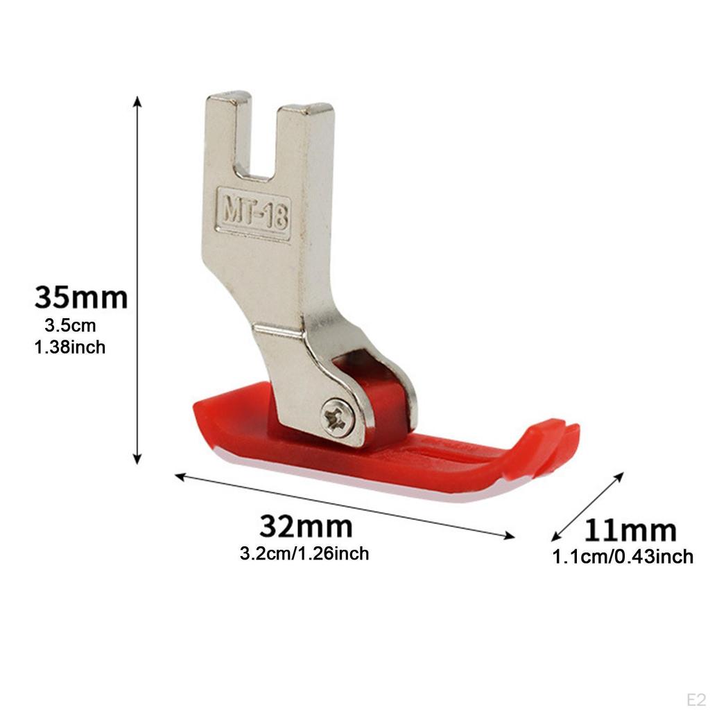 Przemysłowa Maszyna do Szycia Stopki Pomocnicza Stopka Rzemiosło Praktyczna Płaska