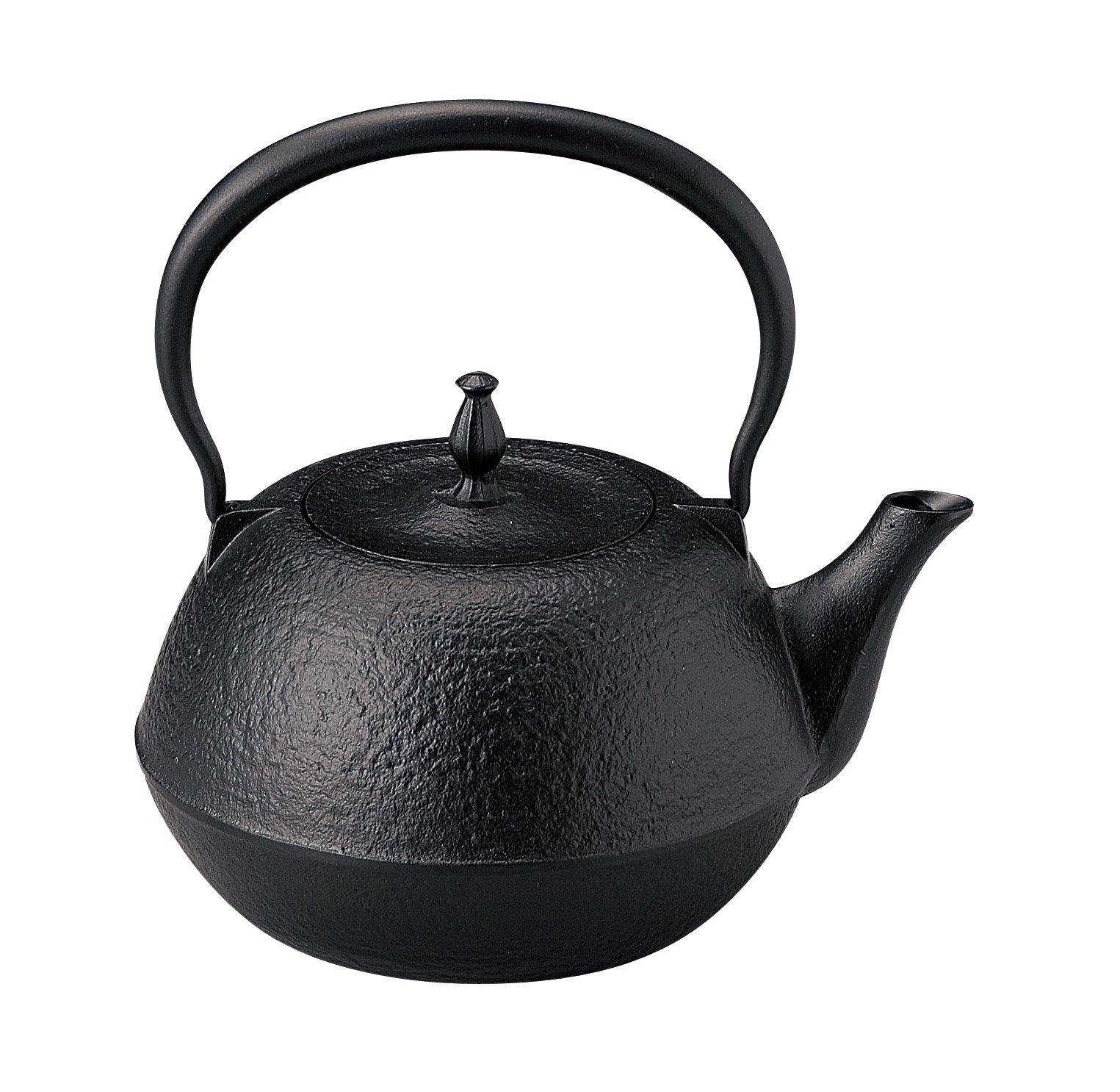 

Tonami Shoten Nanbu Iron Kettle, Round Nanbu Style (Black), 1.2L, 1999-12