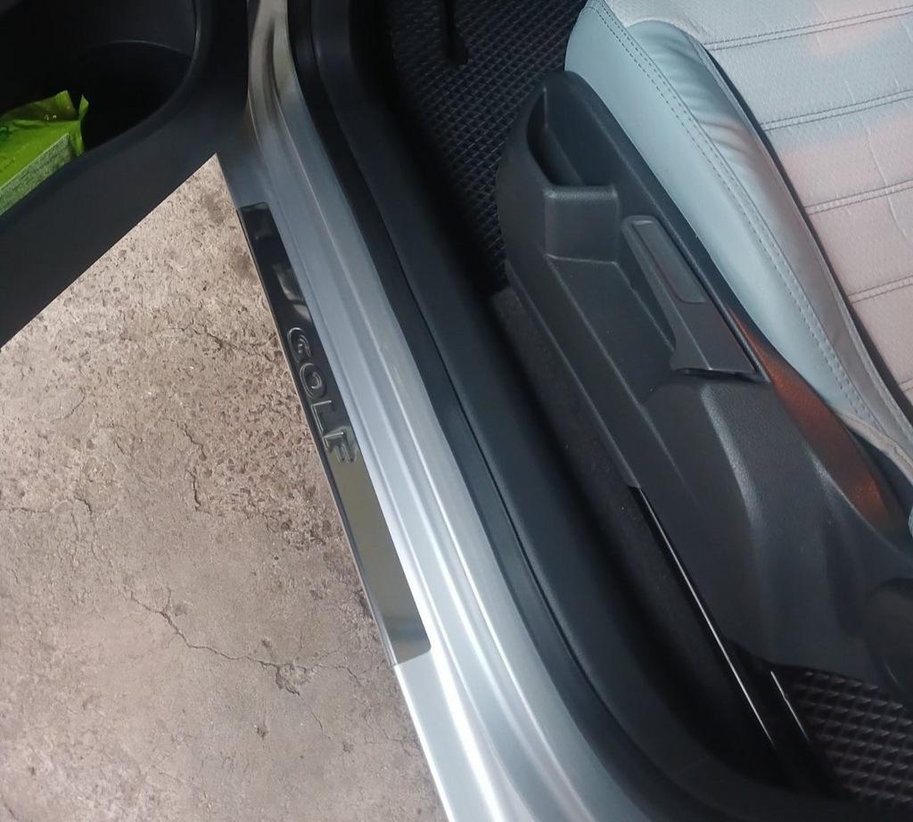 

Накладки на пороги Carmos V2 (4 шт, нерж) для Volkswagen Golf 7/E-Golf