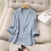 Women's Korean White Blazer Summer Loose Fit Waist Slimming Elegant Office Casual Comfortable New