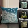 Dandelion Fashion Cushion Cover Natural Linen Organic Fabric DoubleSided Printing Sofa Home Decor Gift Pillow Case