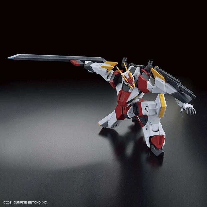 BANDAI SPIRITS HG Border Warfare Machine Meiles Kenbu Zan 1/72 Scale Color-Coded Plastic Model Kit White/Red 2.79x24.64x16.51cm