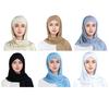 Fashion Scarf Solid Color Women's Headscarf Accessory Comfortable Stretchable Fabric For Outdoor Travel