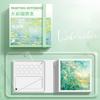 8/12 Grid Mini Watercolor Sketchbook Paint Palette Travel Set Art Student Outdoor Sketch Painting Supplies Portable Art Tool