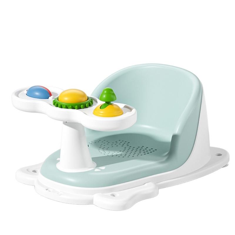 Infant Bathtub Seats for Sit-Up Bathing Baby Bath Seats with Bottom Suction Cups Provides Backrest Support Easy Remove