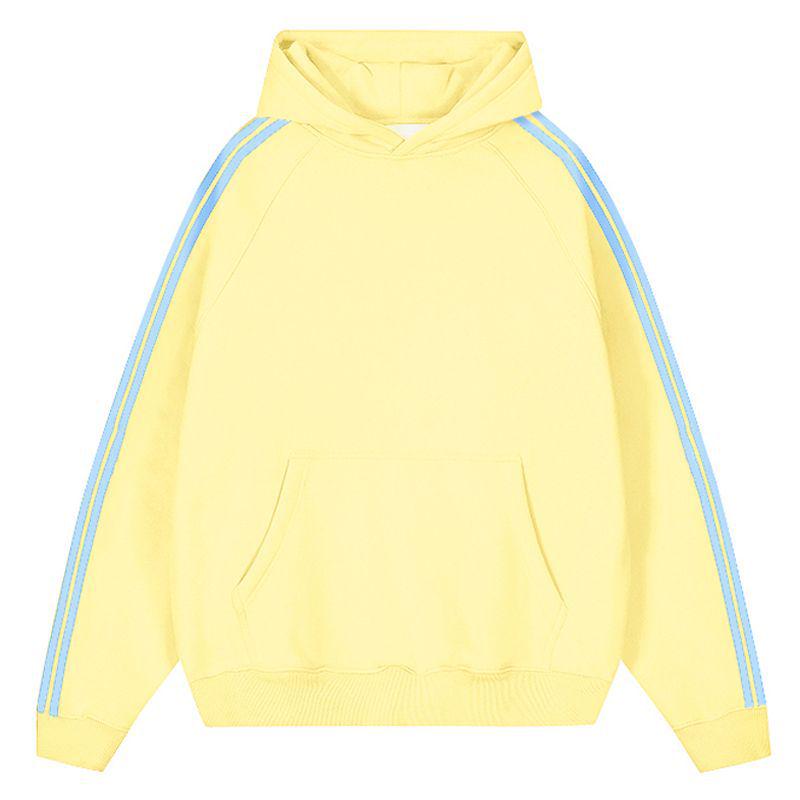 YS8 Women's Retro Color Block Stripe Hoodie, Autumn 2025 Design