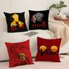 Cool Anime T-Trigun Cushion Cover Soft Short Plush Pillow Cover Smooth Cozy Texture Aesthetic Cushion Case Home Decor