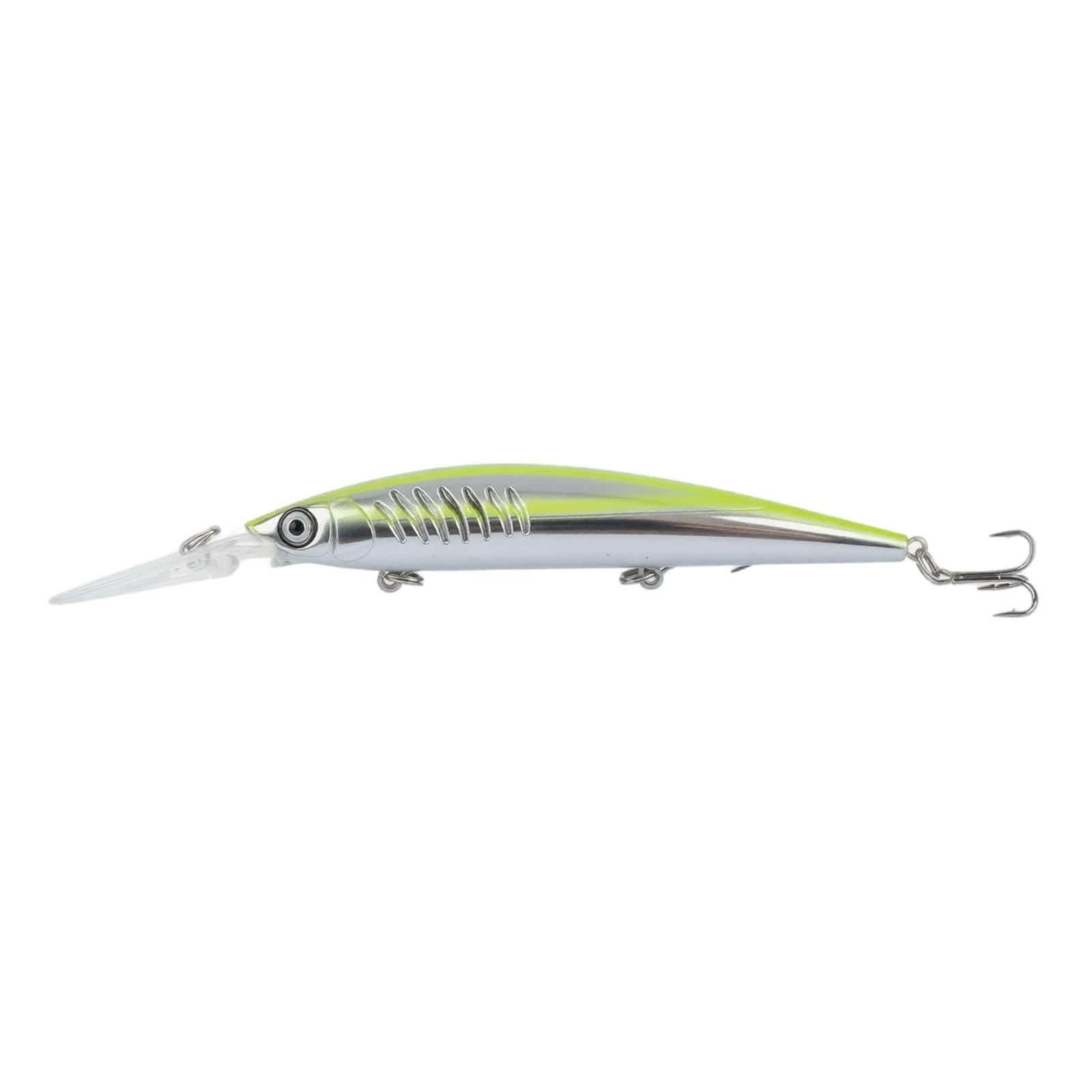

11 5cm 12 5g Minnow Fishing Lure Floating Long Cast Hard Bait with Treble Hook for Freshwater and Saltwater Fishing one size