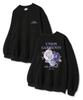 UNION GARMENTS Flowerments Terry Sweatshirt Black