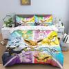 Pokémon Three-piece Bedding Set – Includes A Printed Duvet Cover and Pillowcases
