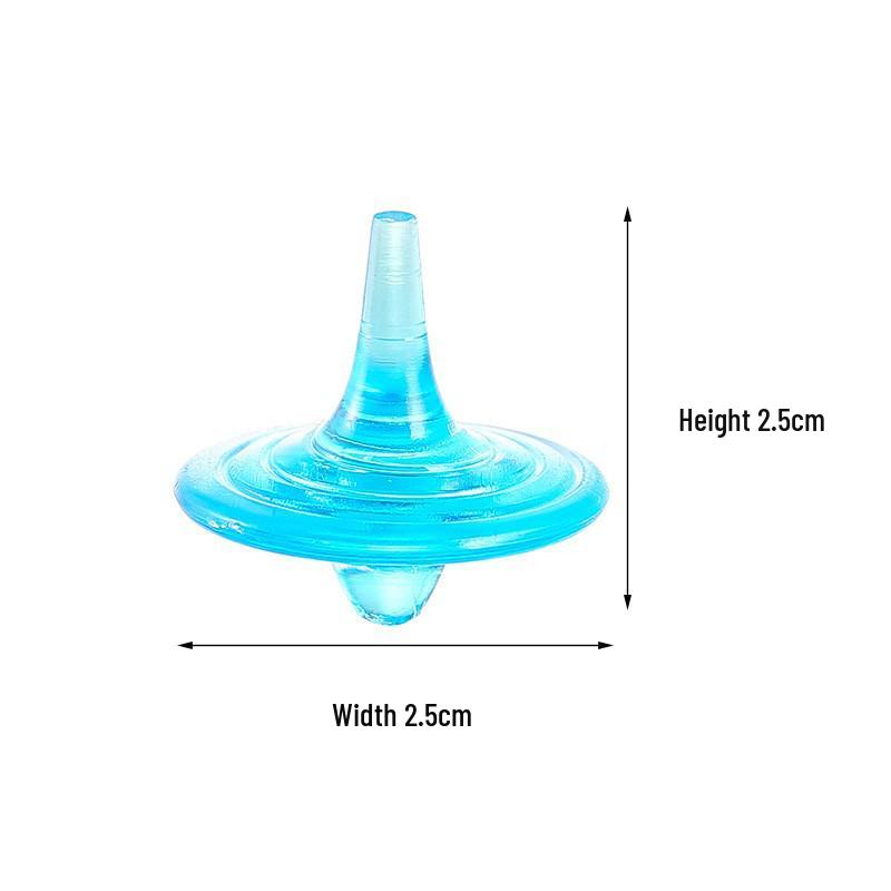 Разноцветный хрустальный волчок-игрушка для детей - Семицветный акриловый призовой подарок для детского сада