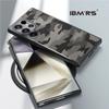 (Comes with Wrist strap)IBMRS for Samsung Galaxy S24 Ultra Case,Frosted Transparent Shockproof Protection Case