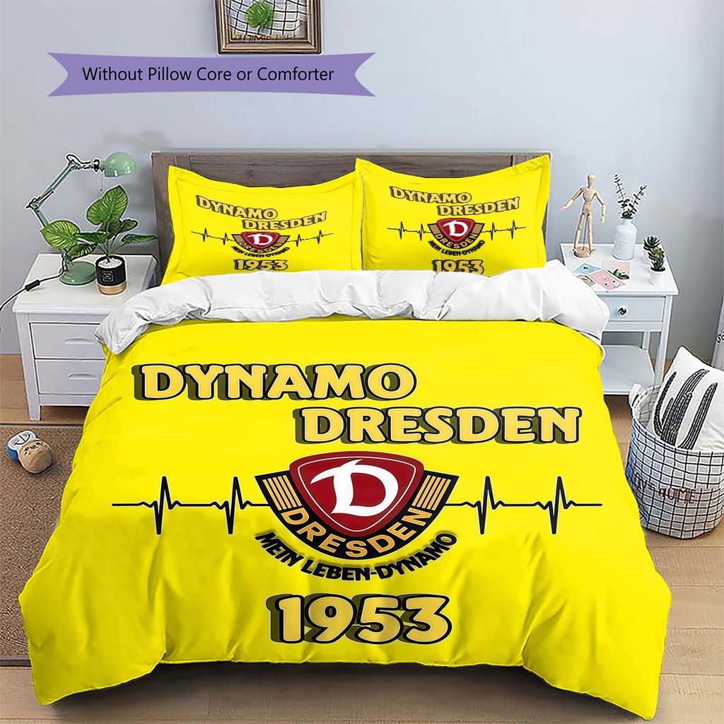 Dynamo Dresden Pattern Bedding,Quilt Set Quilt Cover Pillowcase Home Birthday Gift(1 * duvet cover + 2 * pillowcase, without core)